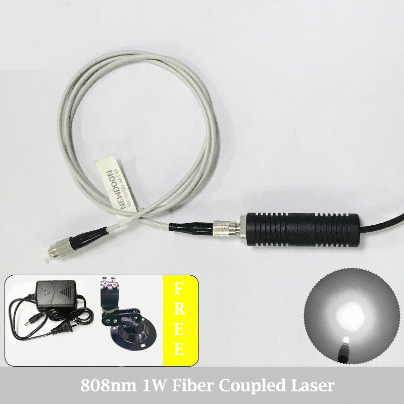 980nm 1000mW IR 레이저 빔 고성능 섬유 결합 레이저 Module 전원 공급 장치 포함 - Click Image to Close